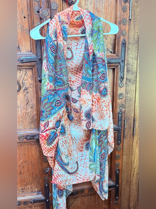 Other - Boho Paisley Open Front Kimono/ Swim Cover Up | Lightweight
One Size
